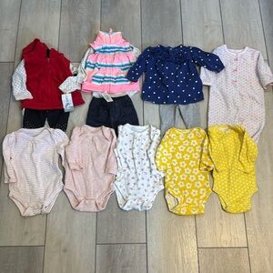 Bundle of spring/fall/winter baby clothes size 3 months